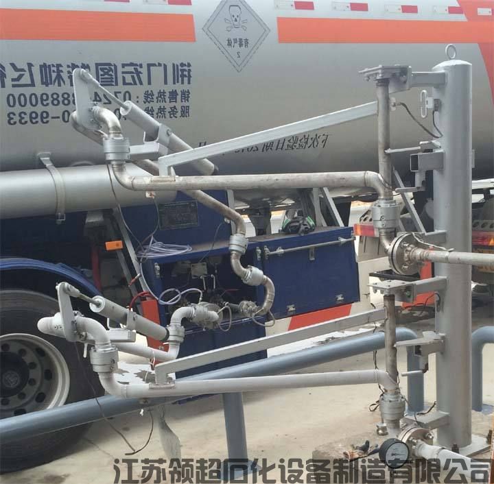 四川瀘州定制采購(gòu)的一批AL2543型底部裝卸臂已發(fā)往使用現(xiàn)場(chǎng)(1)